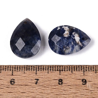 Natural Sodalite Pendants G-N362-13N-1