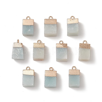 Natural Amazonite Pendants G-Q998-035E-1