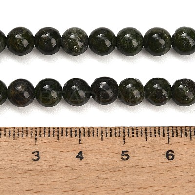 Natural Green Diopside Beads Strands GG-CBA993B-A01-6mm-1