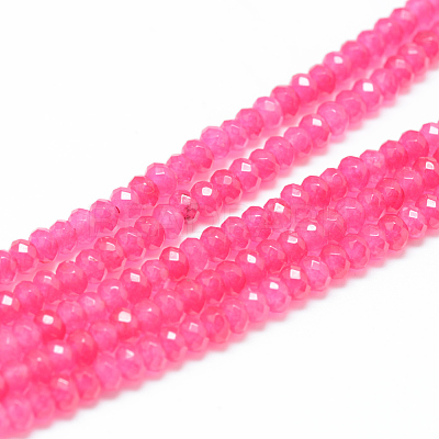 Natural White Jade Bead Strands X-G-R343-2x4-23-1