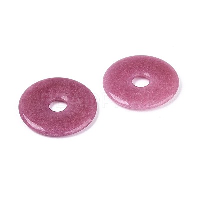 Dyed Natural White Jade Big Pendants G-T144-43C-1