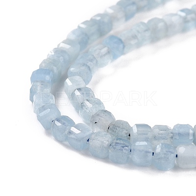 Natural Aquamarine Beads Strands LS-G-K315-A01-1