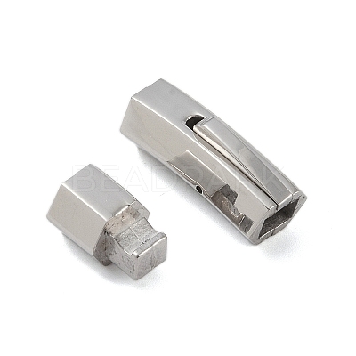Non-Tarnish 316 Stainless Steel Bayonet Clasps STAS-K282-07A-P-1