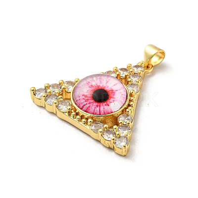 Golden Brass Pendants KK-L209-007G-01-1