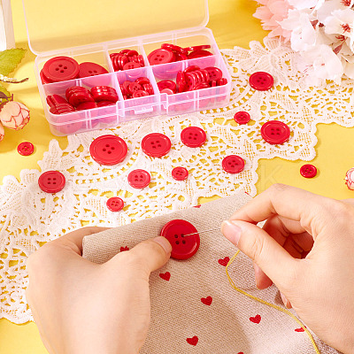 4-Hole Resin Buttons RESI-TA0004-11A-04-1