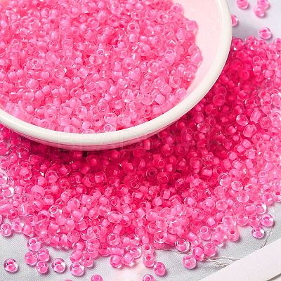 8/0 Transparent Glass Seed Beads SEED-F003-03B-04-1