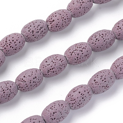 Natural Lava Rock Beads Strands G-F671-03A-03-1