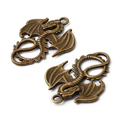 Tibetan Style Alloy Pendants TIBE-Q050-64AB-LF-1