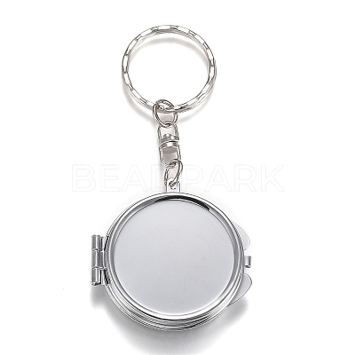 Iron Folding Mirror Keychain KEYC-H110-03P-1