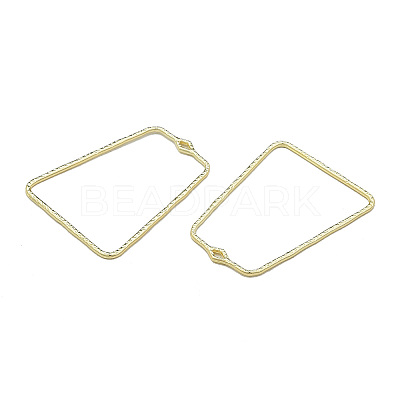 Alloy Open Back Bezel Pendants X-PALLOY-T085-04LG-1