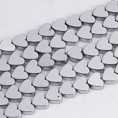Non-magnetic Synthetic Hematite Beads Strands X-G-Q883-6x6mm-6-1