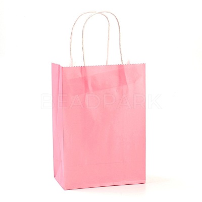 Pure Color Kraft Paper Bags LS-AJEW-G020-C-11-1