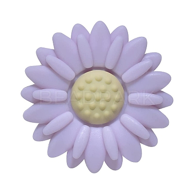 Flower Food Grade Eco-Friendly Silicone Focal Beads PW-WG22023-02-1