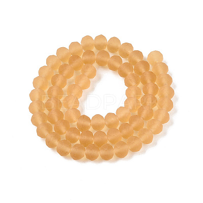 Transparent Glass Beads Strands LS-EGLA-A044-T8mm-MD23-1