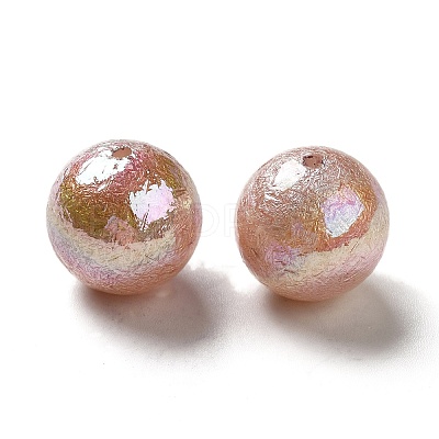 UV Plating Opaque Acrylic Beads OACR-L013-002D-1