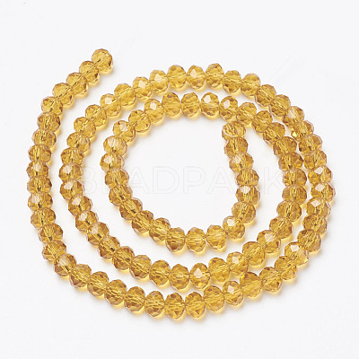 Glass Beads Strands X-EGLA-A034-T4mm-D04-1