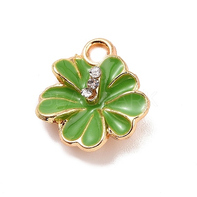 Alloy Enamel Pendants ENAM-M055-30G-1