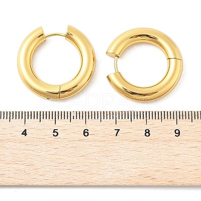 202 Stainless Steel Huggie Hoop Earrings EJEW-O087-08I-G-1