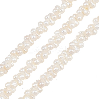 Electroplated Shell Pearl Beads Strands SH-CBA94AD-01-1