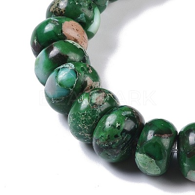 Dyed Synthetic Imperial Jasper Beads Strands G-P529-E01-A09-1