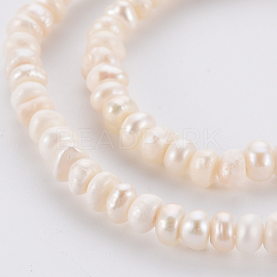 Natural Cultured Freshwater Pearl Beads Strands X-PEAR-N010-005-1