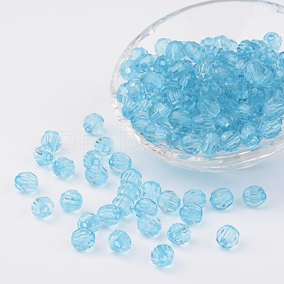 Transparent Acrylic Beads X-DB8mmC-28-1