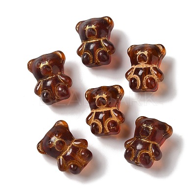 Transparent Lampwork Beads LAMP-P065-06A-02-1