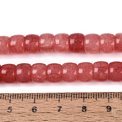 Ombre Effect Dyed Glass Beads Strands GLAA-Q106-05B-A08-1