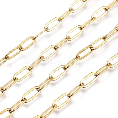 Ion Plating(IP) 304 Stainless Steel Cable Chains CHS-M002-01G-1