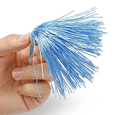 Polyester Tassel Big Pendant Decorations FIND-YW0004-59A-1