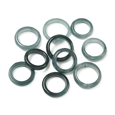 Natural Jadeite Linking Rings G-Z125-09A-1