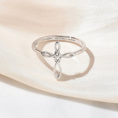 Brass Finger Rings for Women RJEW-K261-07A-P-1