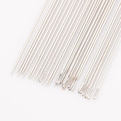 50Pcs Iron Beading Needles ES019Y-01-1