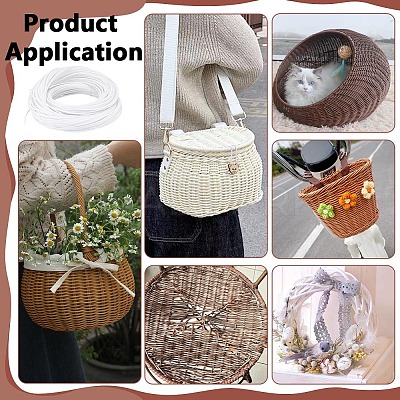 Plastic Wicker Strips DIY-WH0750-098C-1