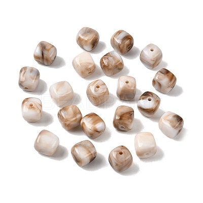 Opaque Acrylic Beads X-OACR-D320-01K-1