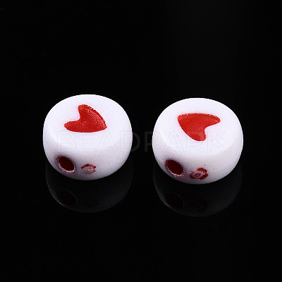Opaque Acrylic Beads ACRP-T004-02A-1