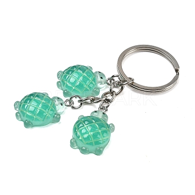 Tortoise Theme Gradient Color & Luminous Resin  Pendant Decoration KEYC-YW00154-02-1