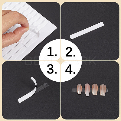 Nail Adhesive Strip AJEW-CP0008-98B-1