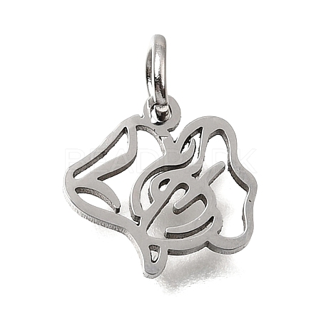 304 Stainless Steel Charms SA-CBA4CE0-01P-D-1