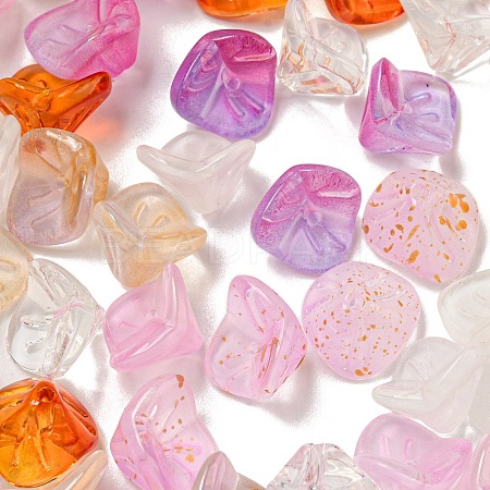 Electroplated Glass Beads GLAA-G119-01A-1