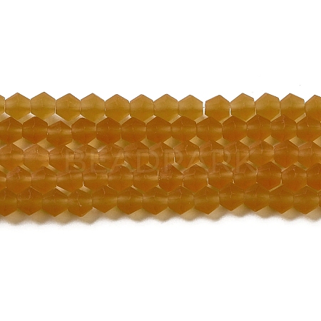 Imitate Austrian Crystal Frosted Glass Beads Strands EGLA-A039-T3mm-MD28-1
