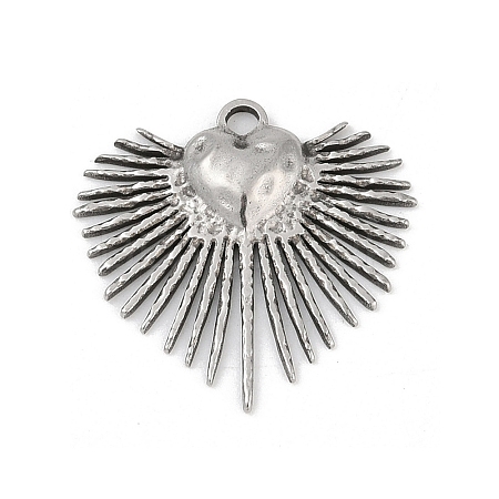 304 Stainless Steel Pendants STAS-D366-01E-P-1