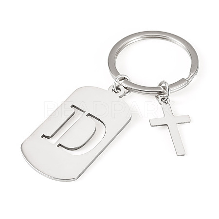 1Pc Stainless Steel Keychains KEYC-TADJ0001-08D-1