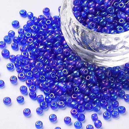 8/0 Round Glass Seed Beads SEED-US0003-3mm-168-1