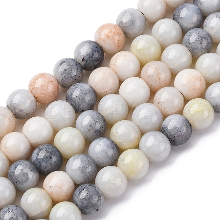 Ombre Effect Dyed Glass Beads Strands GLAA-T031-01O-03-1