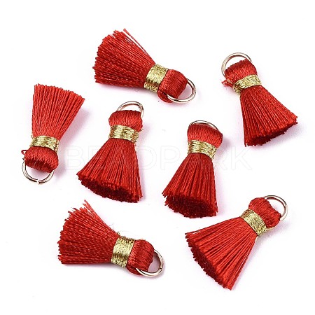 Handmade Polycotton(Polyester Cotton) Tassel Decorations FIND-R092-05-1