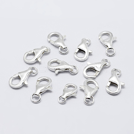 925 Sterling Silver Lobster Claw Clasps STER-K167-074A-P-1