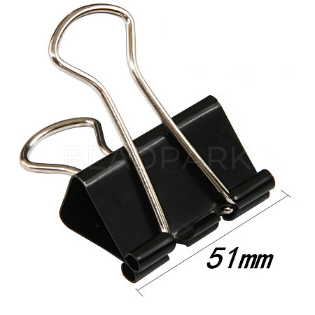 Metal Foldback Clips For Paper Document TOOL-WH0015-06-51mm-1
