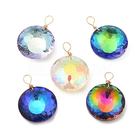 Glass Pendants KK-Q777-10LG-1