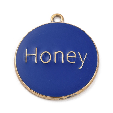 Alloy Enamel Pendants ENAM-M009-02D-04G-1